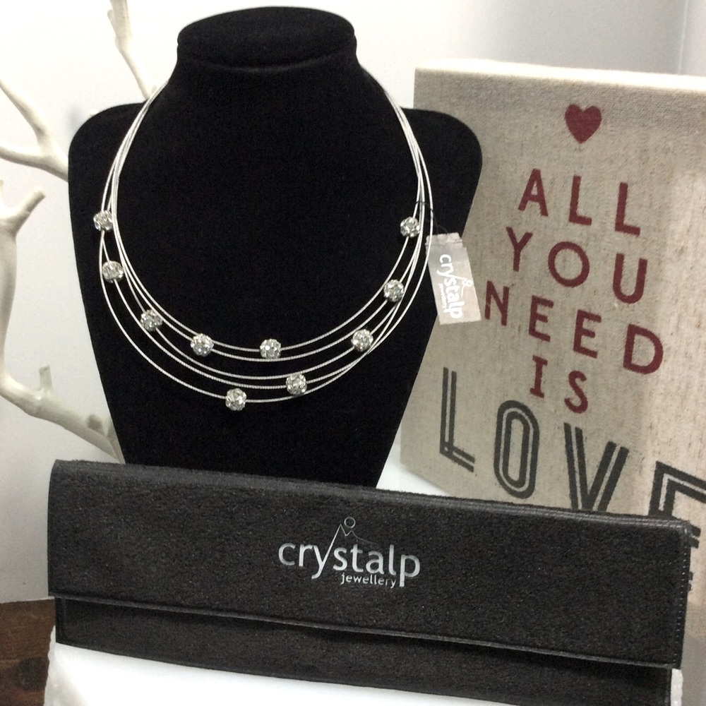 NWT Crystalp Swarovski necklace